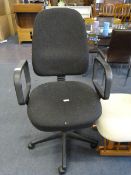 High Back Executive Swivel Chair (Charcoal)