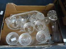 Collection of Cut Glass & Other Glasswares