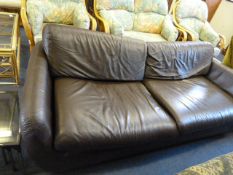 Brown Leather Sofa Bed