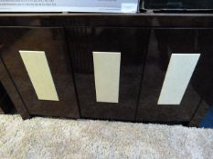 *Mahogany 3 Drawer Sideboard