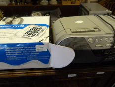 Geemarc Telephone + Sony CD Radio