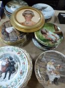 Large collection of Cabinet Plates
