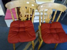 2 Pine Chairs