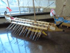 Scale Model of a Viking Long Ship