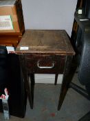 Pine Table with Drawer