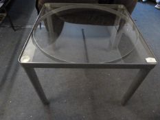 Wrought Iron & Plate Glass Table