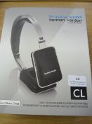 *Pair of Harman Kardon Over Ear CL Over Ear Black & Silver Headphones