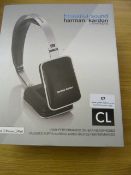 *Pair of Harman Kardon Over Ear CL Over Ear Black & Silver Headphones