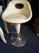 Chrome Gas Lift Bar Stool