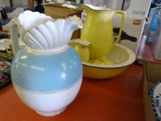 Edwardian Jug & Bowl Set and Edwardian Water Bowl