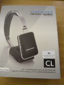 *Pair of Harman Kardon Over Ear CL Over Ear Black & Silver Headphones