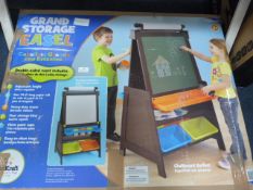 *KIDKRAFT ESPRESSO GRAND Chalk Board with Easel