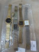 3 Gents & 1 Lady's Wrist Watch