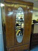 Edwardian Mirrored Wardrobe