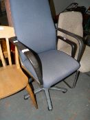 High Back Executive Swivel Chair - Blue