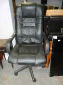 High Back Executive Swivel Chair - Charcoal