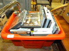 Box Containing Assorted DVDs etc