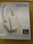 *Set of Harman Kardon CL Over Ear White Headphones
