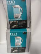 *2 Nuo Glass Kettles