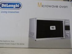 *Delonghi 20L 750-800w Stainless Steel Microwave Oven