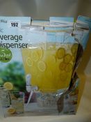 *Acrylic Beverage Dispenser 3.5 Gallon