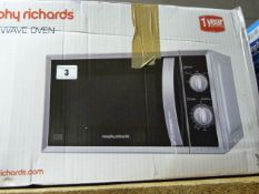 *Morphy Richards 20L Microwave Oven