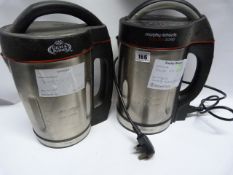 *2 Stainless Steel Soup Makers