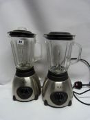 *2 Nuo Stainless Steel Blenders with Glass Jugs
