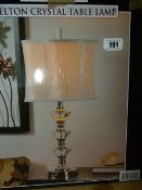 *Welton Crystal Table Lamp with Shade