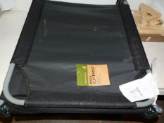 *Homebase Black Sun Lounger