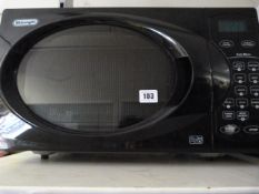 *Delonghi 800w Black Microwave Oven
