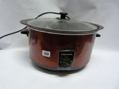 *Morphy Richards Red Slow Cooker