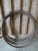 5 Steel Wheel Hoops