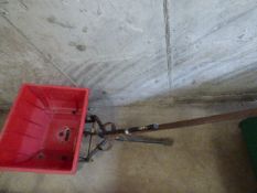 Push Along Fertilizer Distributor