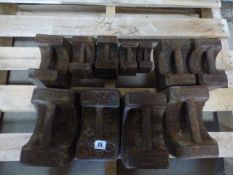 11 Assorted Scale Weights from 4lbs - 56lbs