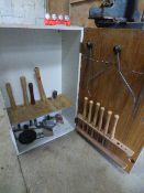 Cupboard Containing Assorted Lathe, Tooling, Parting Tool, Dividers, Calipers etc