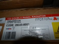 600 x 700 T22 Double Panel Radiator