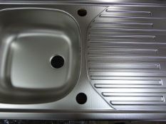 *Pyramis Stainless Steel Sink Unit with Drainer