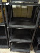 *4 Tier 4ft Plastic Shelving Unit