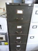 4 Drawer Foolscap Filing Cabinet - Grey