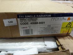 500 x 1200 T11 Single Panel Radiator