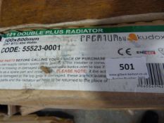 500 x 800 T21 Double Panel Radiator