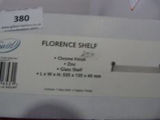 *Swirl Florence Shelf in Chrome Finish