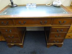 Light Oak Knee Hole Desk
