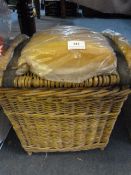 Fishing Basket & Contents