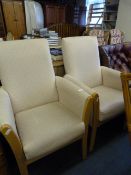 2 High Back Easy Chairs