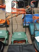 *Qualcast Cylinder Electric Lawnmower with Collectorbox