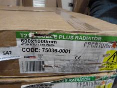 *600 x 1000 T21 Double Panel Radiator