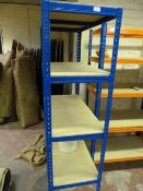 *Piece of Adjustable Blue Shelving