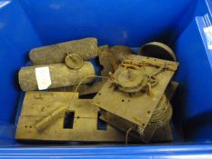 Pair of Long Case Clock Weights - Clock Workings etc